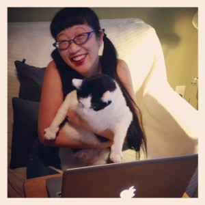 My cat Oreo also participates in NAPIBOWRIWEE! :)